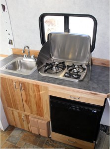 Galley for RV conversion