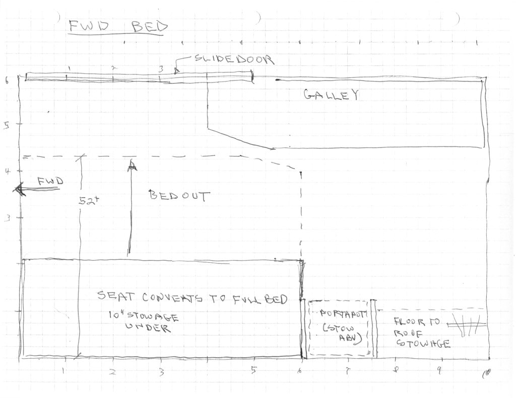 Our Promaster Camper Van Conversion Interior Layout