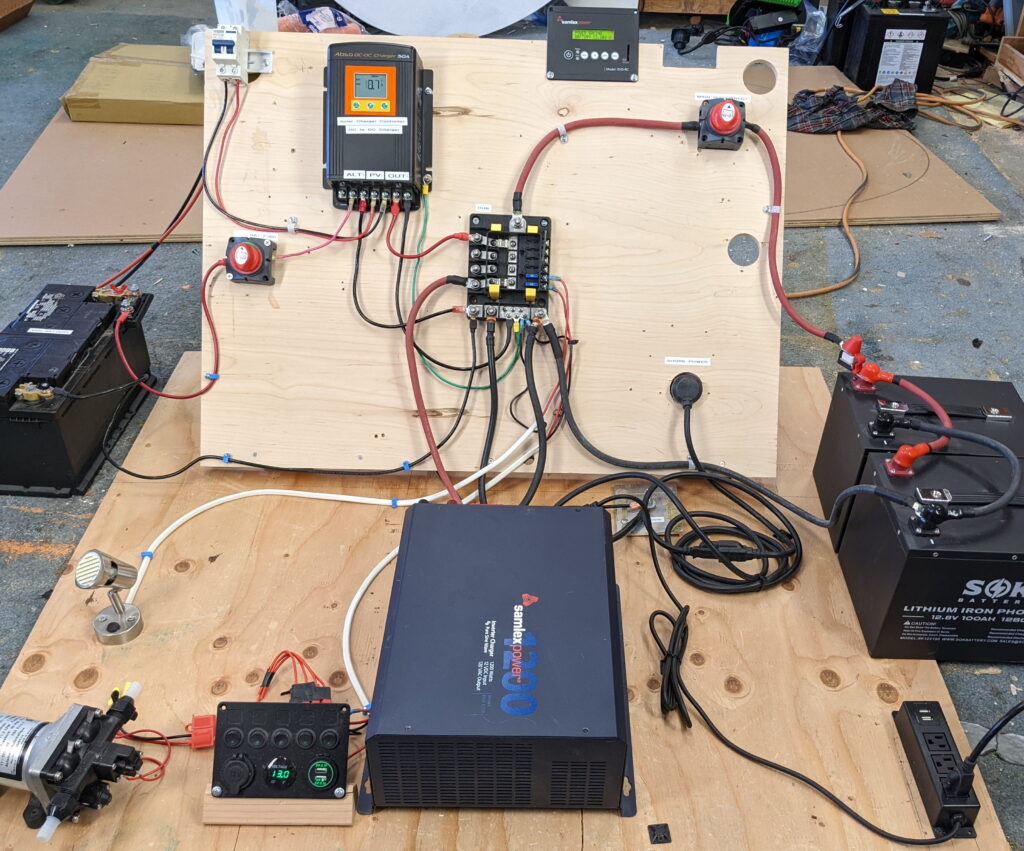 How to Wire 120V AC Circuits in a DIY Camper Van 